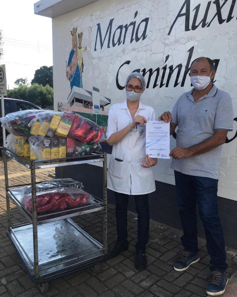 Grupo de voluntários de Andradina-SP doam 50 kg de café ao Hospital de Três Lagoas