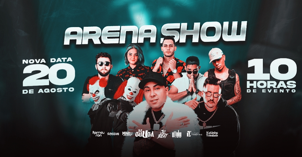 Arena Show contará com oito atrações no dia 20 de agosto em Mirandópolis