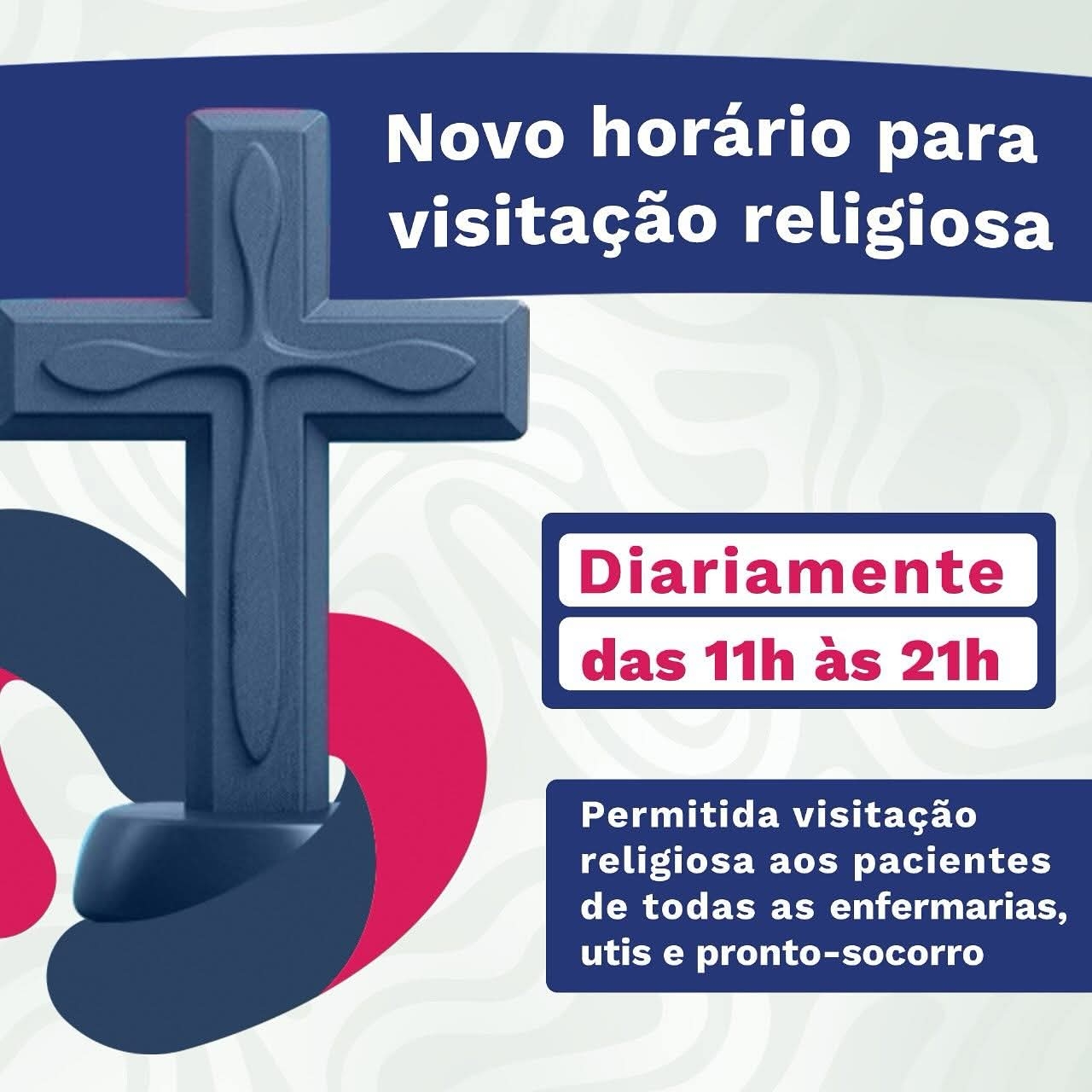 Santa Casa de Araçatuba informa o horário da visita religiosa
