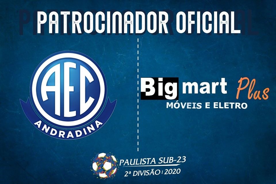 Andradina Esporte Clube consegue patrocínio do BIG MART PLUS