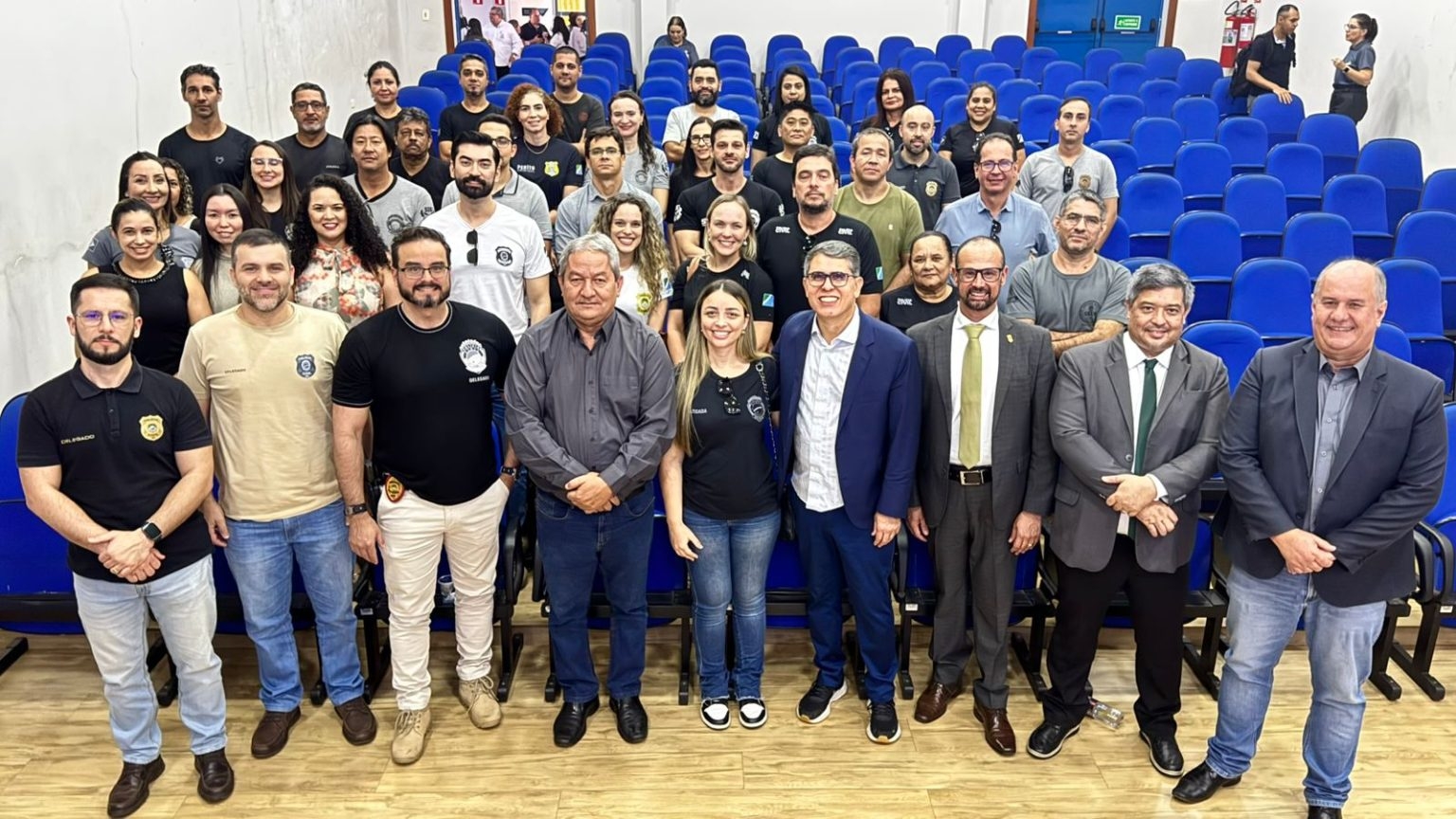 Polícia Civil participa de palestra com juiz Haroldo Dutra Dias em Três Lagoas