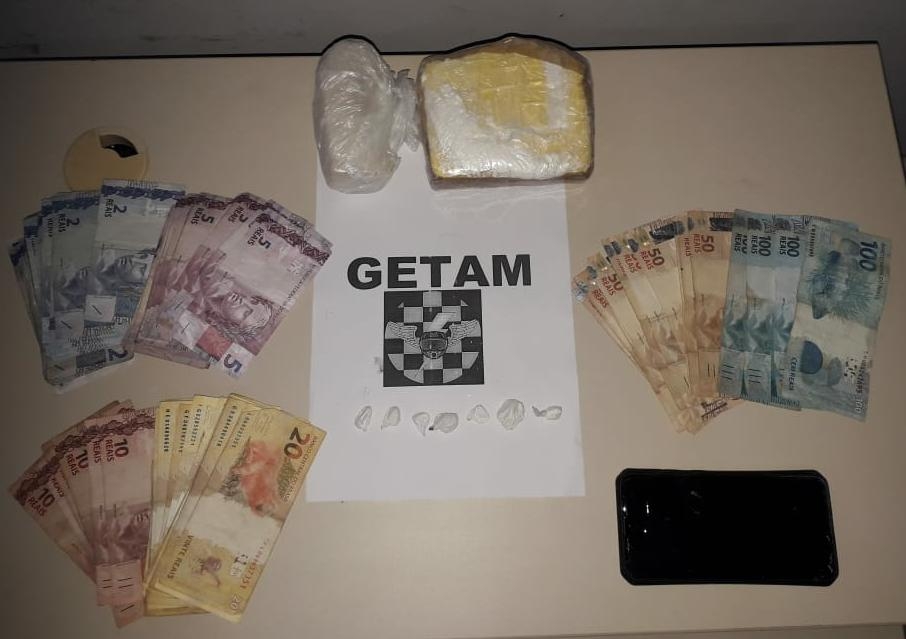 GETAM de Três Lagoas prendeu comerciante no bairro Santa Luzia após traficar drogas em bar