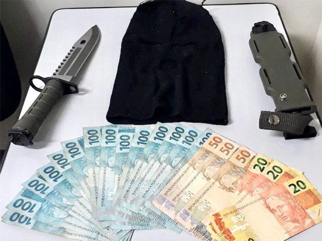 Polícia Militar de Andradina prende desempregado na avenida Rodrigues Alves por roubar os próprios primos usando faca