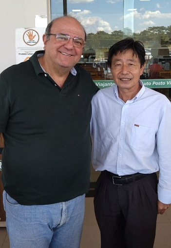 Em Andradina ex-deputado Cândido Vaccarezza se reúne com ex-prefeito Jamil Ono