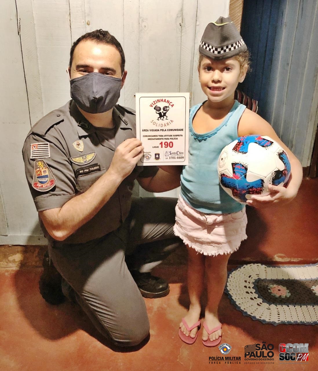 POLICIAIS MILITARES LOCALIZAM CRIANÇA DESAPARECIDA EM MIRANDÓPOLIS