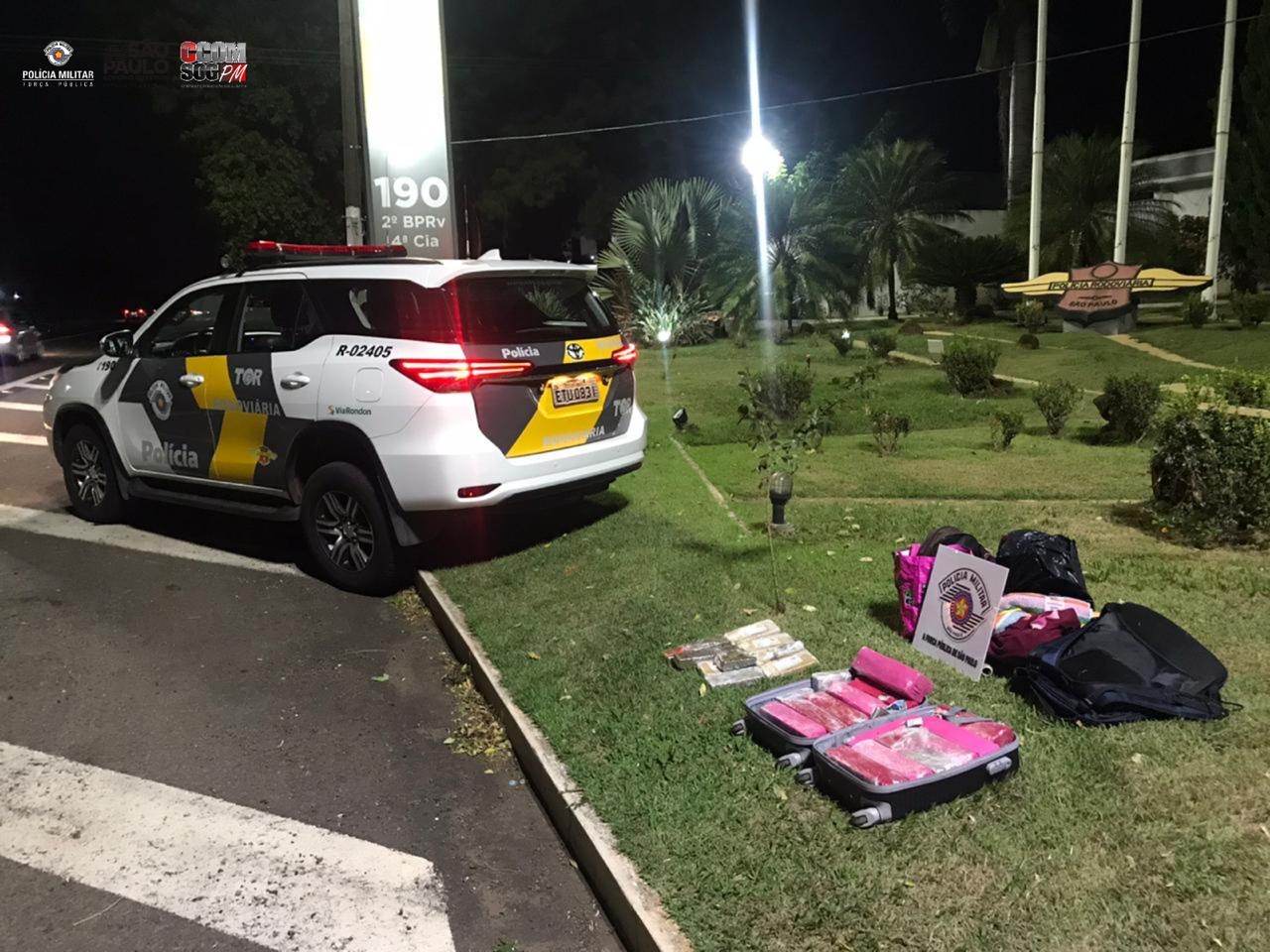 EM ARAÇATUBA TOR PRENDE DOIS CRIMINOSOS E APREENDEM 38 TIJOLOS DE MACONHA