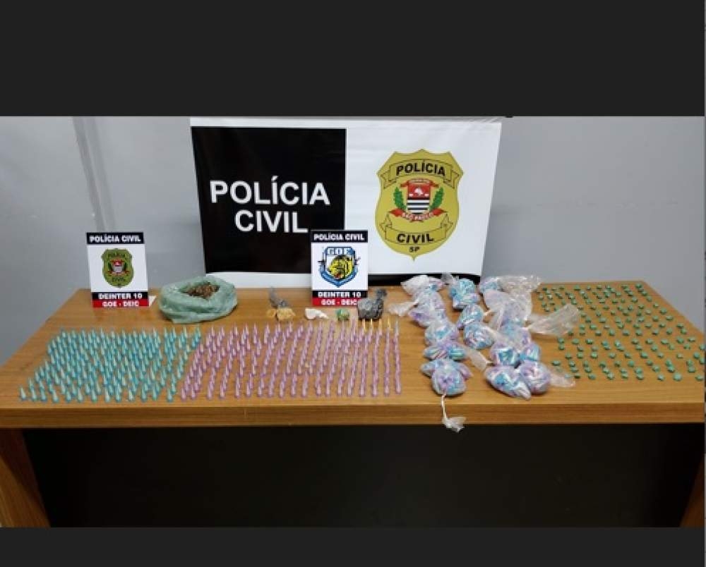 GOE de Araçatuba prende homem com mil pinos de cocaína, alvo de repressão ao crime bairro Rosele