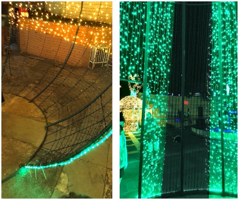 Iluminação de Natal é vandalizada em menos de uma semana em Andradina