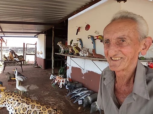 EM TRÊS LAGOAS (MS) MORREU HOJE ZÉ MIGUEL DAS ESCULTURAS