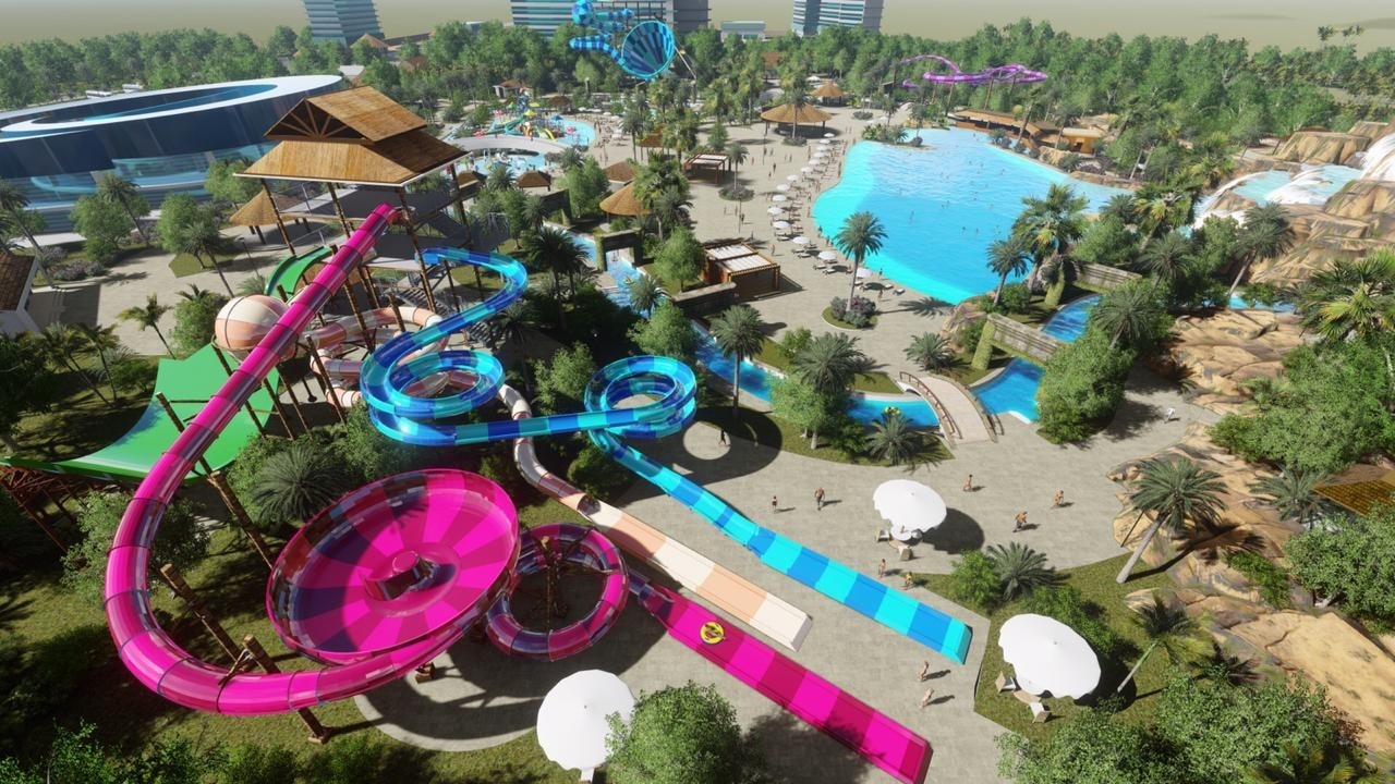 Em Andradina Parque Aquático Temático Acqualinda confirma compra de 30 toboáguas e montanha-russa aquática