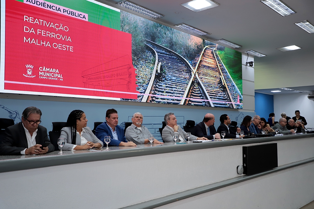 Secretário Eduardo Rocha participa de audiência para recuperação da ferrovia que passa por Três Lagoas