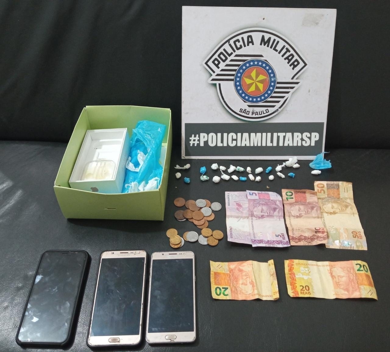 Polícia Militar prende homem de 21 anos por tráfico de drogas em Tupi Paulista