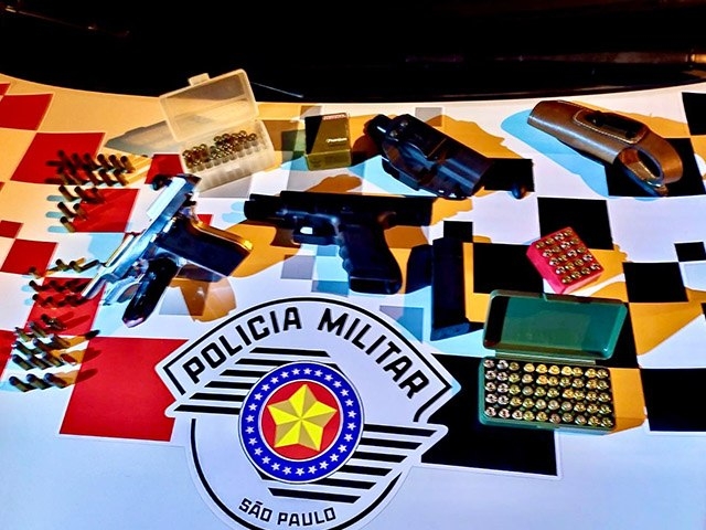 Força Tática prendeu empresário de Castilho com arma de uso restrito e por lei Maria da Penha