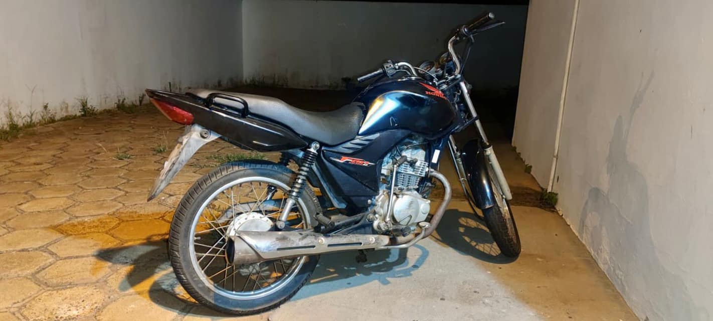 Força Tática de Andradina recupera moto furtada e prende autores do furto