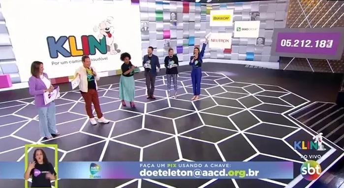 Klin Calcados Infantis de Birigui doa R$ 200 mil ao Teleton do SBT
