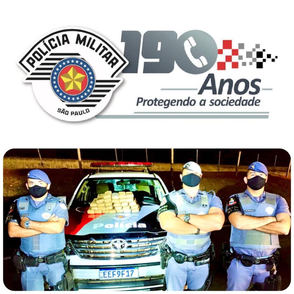 Força Tática prende traficante transportando 28 KG de maconha na rodovia SP 300 em Castilho
