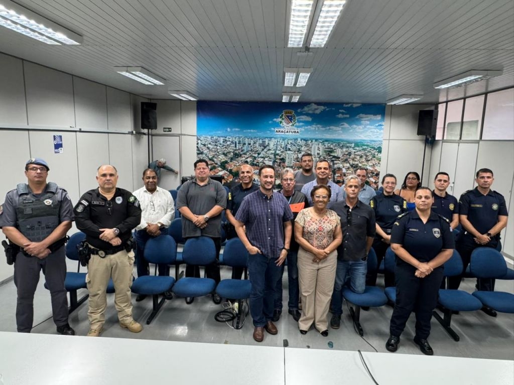 Membros do Conselho Municipal de Segurança Pública de Araçatuba são empossados para o biênio 2026/2028