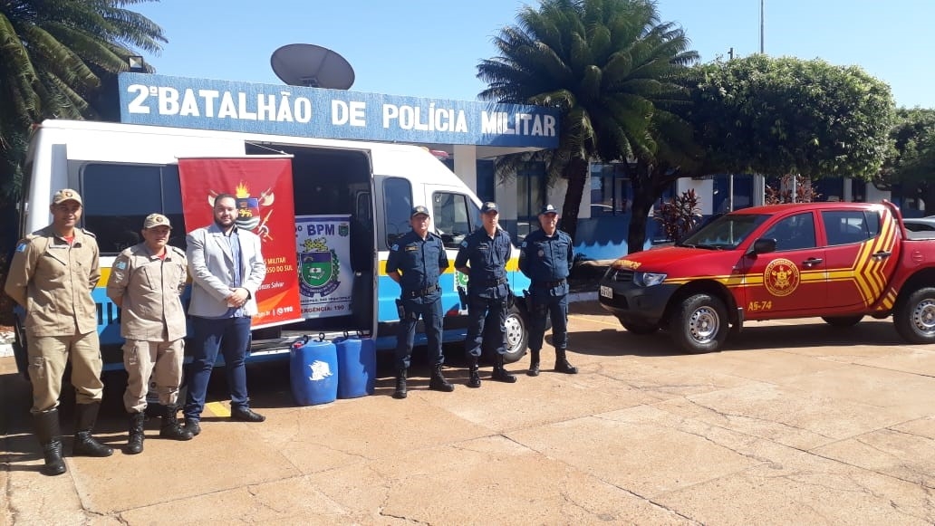 Polícia Militar, Bombeiro Militar e Hospital Auxiliadora recebem doação do Rotary Club de Três Lagoas e seguem unidos contra a pandemia de Covid-19
