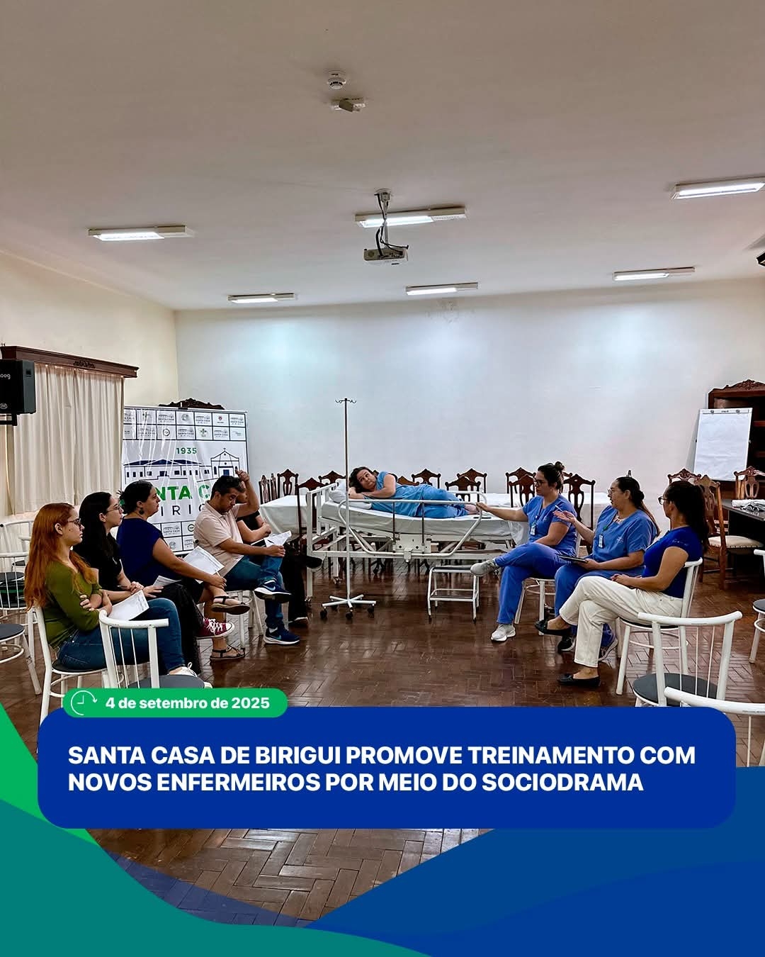 Santa Casa de Birigui promove treinamento com novos enfermeiros
