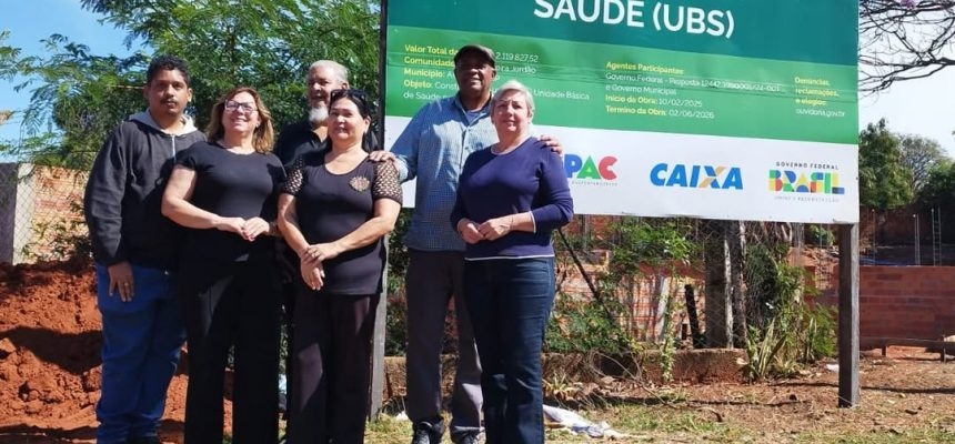 Nova UBS no Pereira Jordão é compromisso do Governo Federal com a saúde pública em Andradina