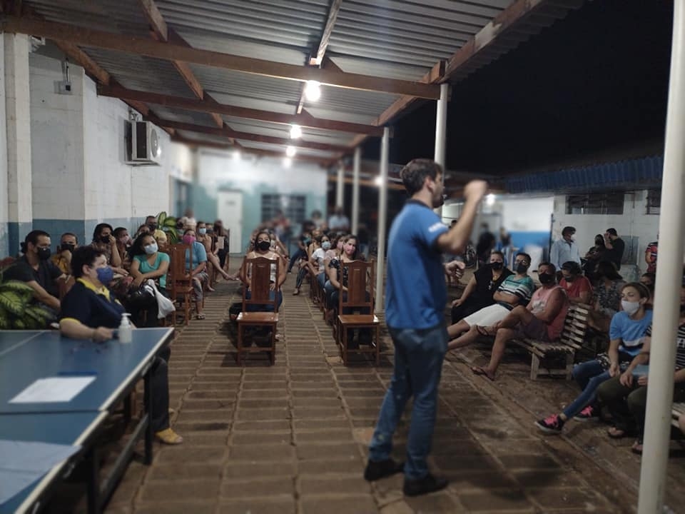 Polícia Mirim de Ilha Solteira realizou reunião de pais com a participação do prefeito Otávio Gomes