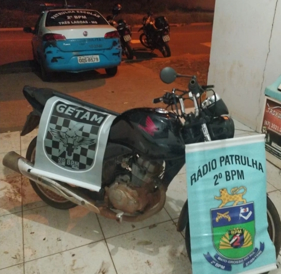 Polícia Militar em Três Lagoas recupera veículo furtado em Murutinga do Sul