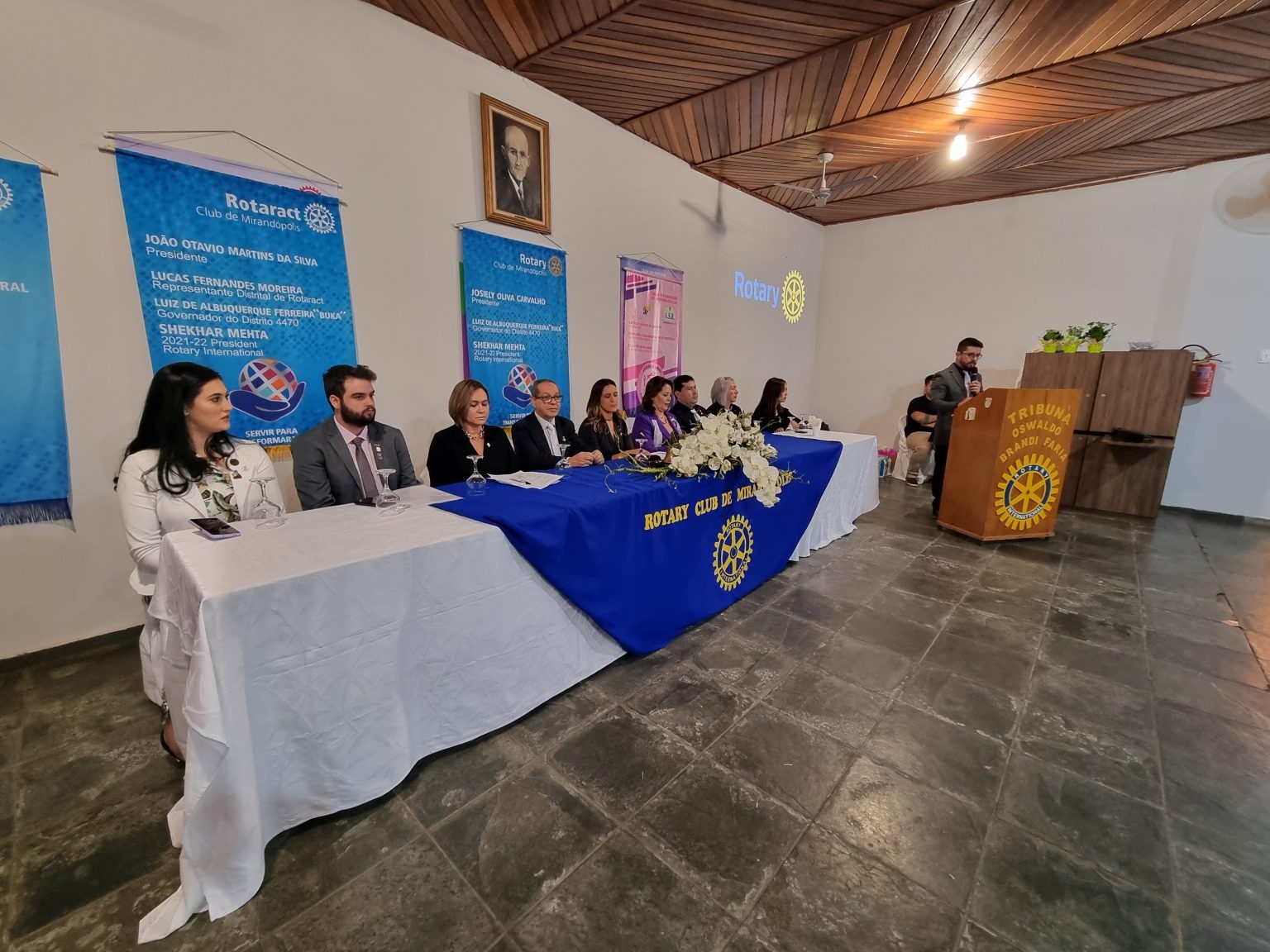 Em Mirandópolis nova diretoria do Rotary Club toma posse para ano 2022-2023
