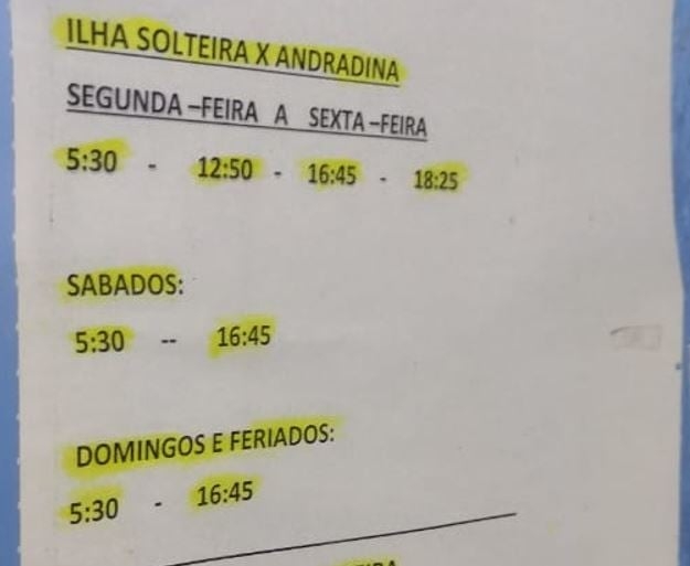Expresso Adamantina deixa 12 passageiros sem transporte de Ilha Solteira para Itapura