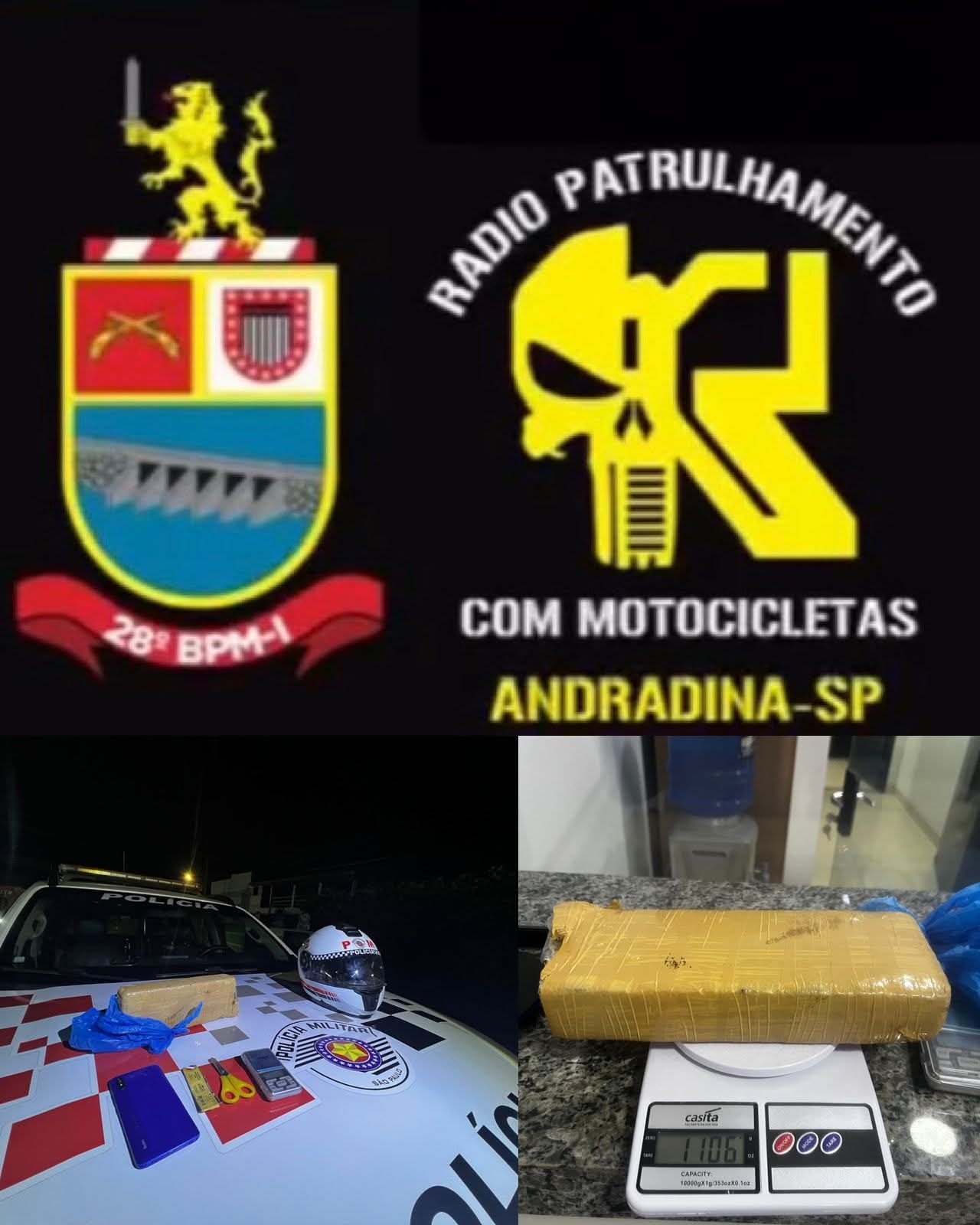 Polícia Militar de Andradina prende jovem por tráfico de drogas no bairro Castanheira