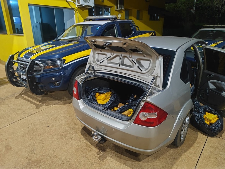 Polícia Rodoviária Federal de Três Lagoas apreende 247 Kg de maconha na rodovia Federal BR 158