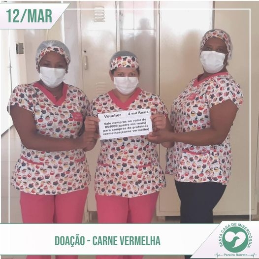 Cidadão doou 4 mil reais para Santa Casa de Pereira Barreto comprar carne vermelha
