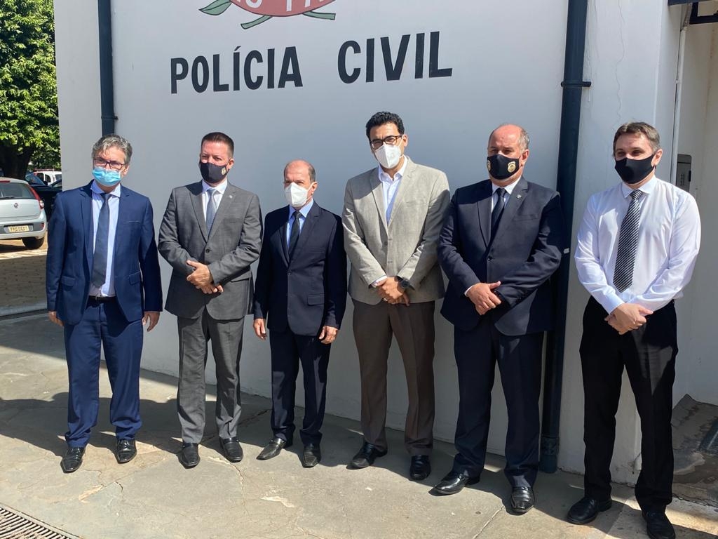 Andradina 84 anos! Andradinense Delegado Geral de MS realiza visita de cortesia à Seccional de Polícia Civil de Andradina-SP