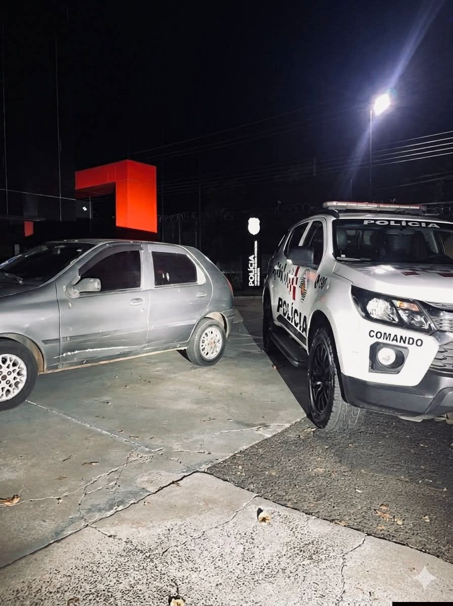 POLÍCIA MILITAR RECUPERA VEÍCULO ROUBADO NA SP 563 EM MONTE CASTELO