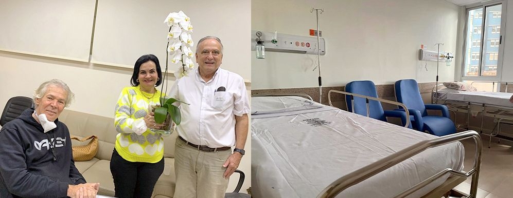 Júnior Geralde e sua esposa Salete reformam mais quatro apartamentos da Santa Casa de Araçatuba