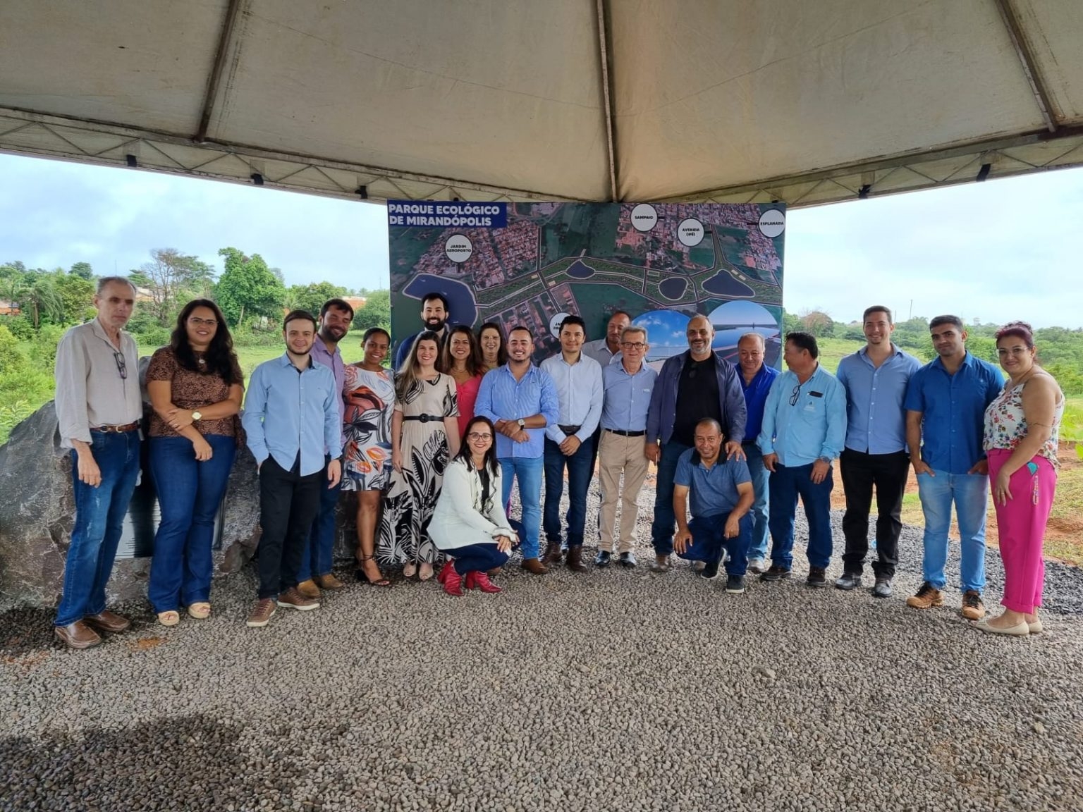 Em Mirandópolis com a presença de diretores e vereadores, Sodario apresenta projeto do Parque Ecológico