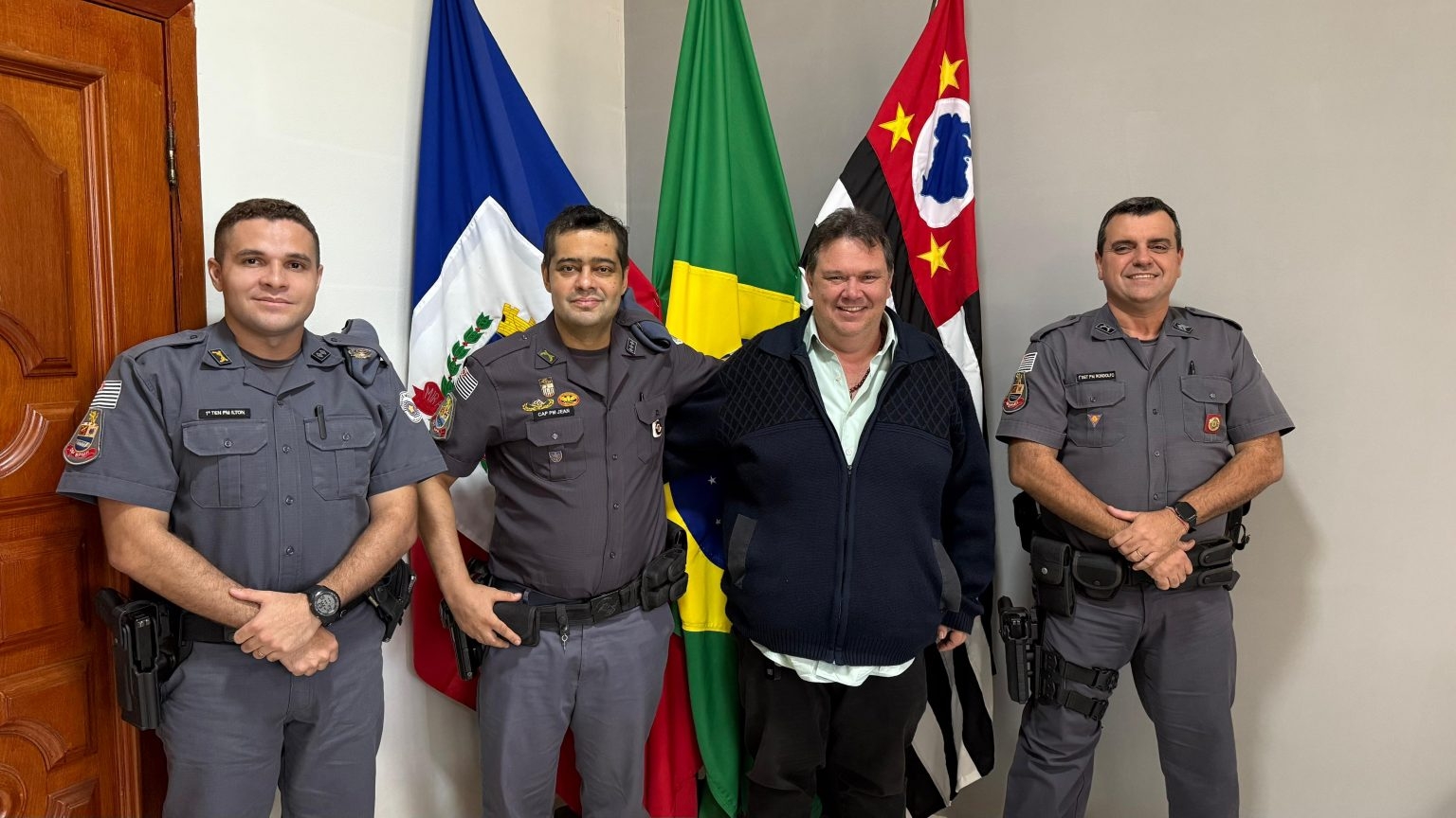 Visita institucional reforça parceria pela segurança pública em Mirandópolis