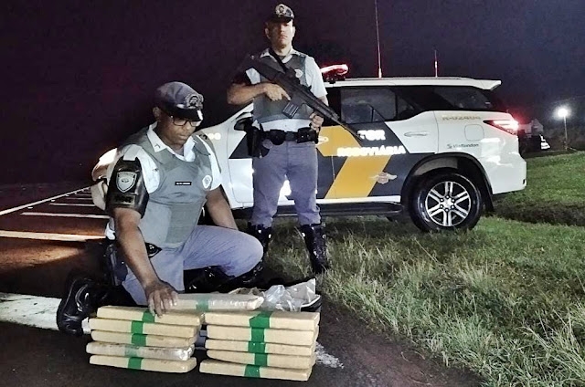 TOR apreende mala com 11 tijolos de maconha em Guararapes