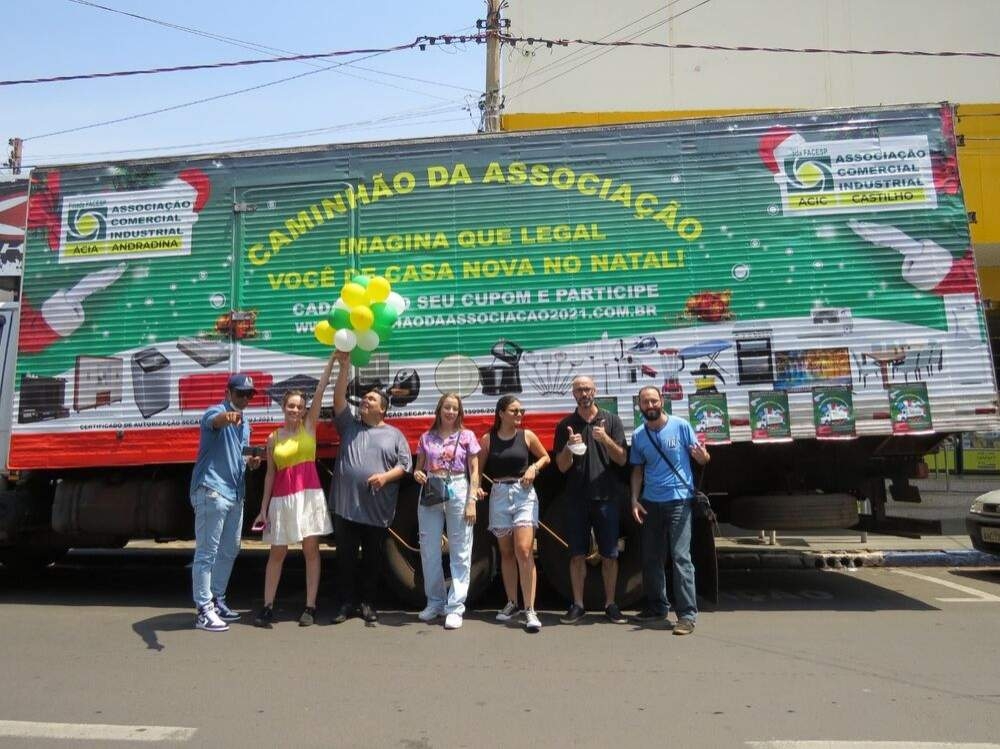 Já começou! Campanha de Natal Caminhão da Associação começou em Andradina e Castilho