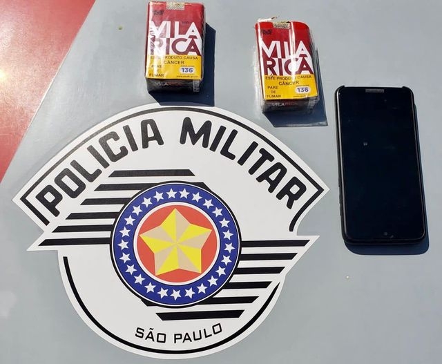 Rádio Patrulha de Andradina prendeu autor de furto de celular e dois mil reais de uma conveniência