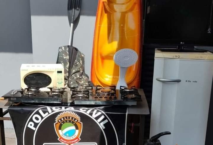 SÉRIE DE FURTOS A RANCHOS É ESCLARECIDA E RECEPTADORA PRESA EM FLAGRANTE PELA POLÍCIA CIVIL DE TRÊS LAGOAS