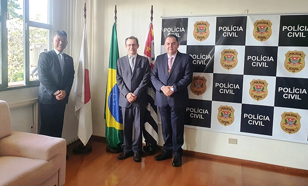 Consul do Japão visita o Deinter 8 de Presidente Prudente e foi recepcionado pelo Diretor Walmir Geralde