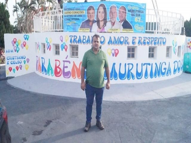 Prefeito Cristiano inaugura Praça Digital e reforça frota do município nos 67 anos de Murutinga