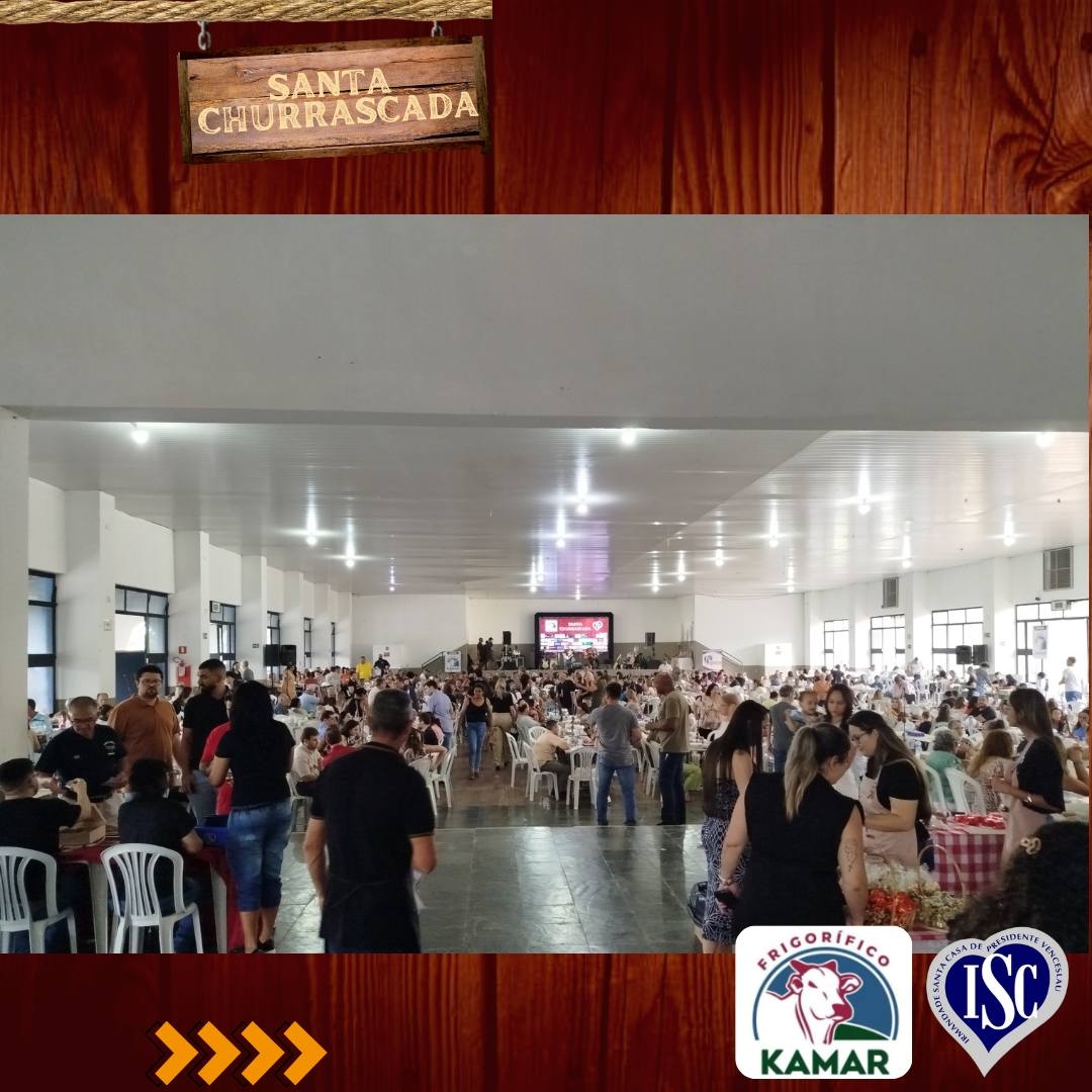Santa Churrascada foi um sucesso em Presidente Venceslau e vai ajudar na reforma do Pronto-Socorro