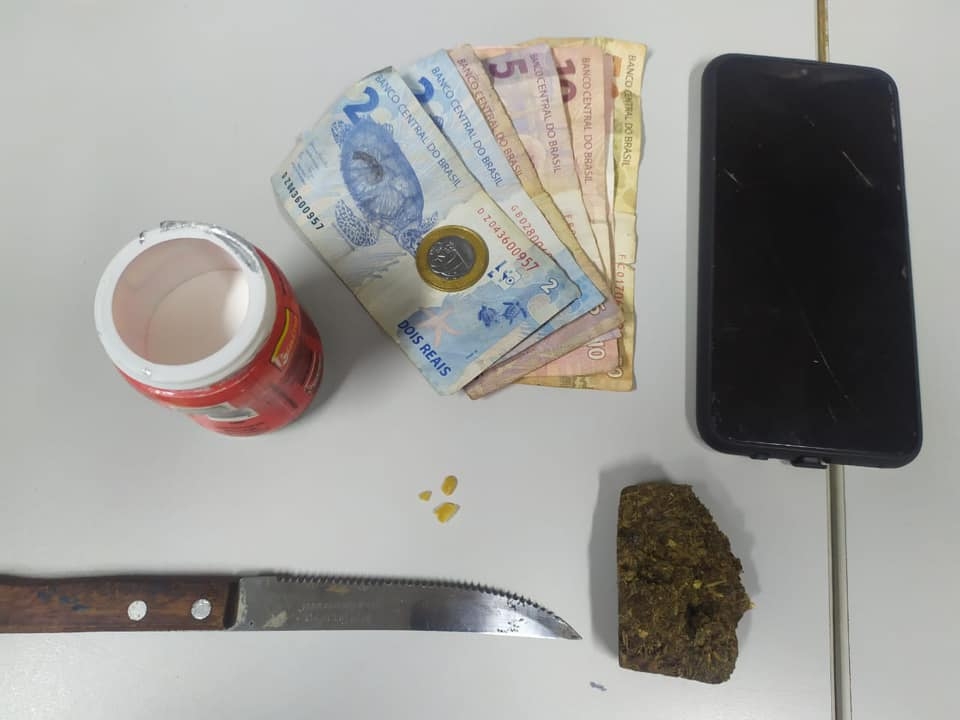 Força Tática de Andradina prendeu morador da Vila Botega por tráfico drogas