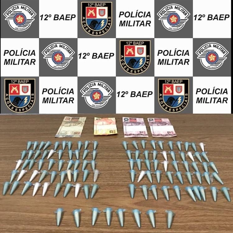 Baep de Araçatuba prendeu traficante, alvo de combate ao crime bairro Vista Verde