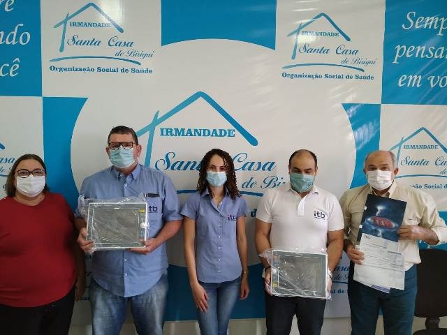 Santa Casa de Birigui recebeu doação de mais monitores para respiradores da UTI covid-19