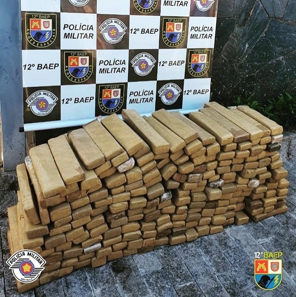 Morador em Birigui é preso pelo Baep com 187 quilos de maconha