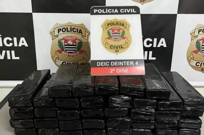 DEIC e GOE de Bauru faz operação em Iacanga: Perseguição, Tiros e 37 Tijolos de Maconha Apreendidos"