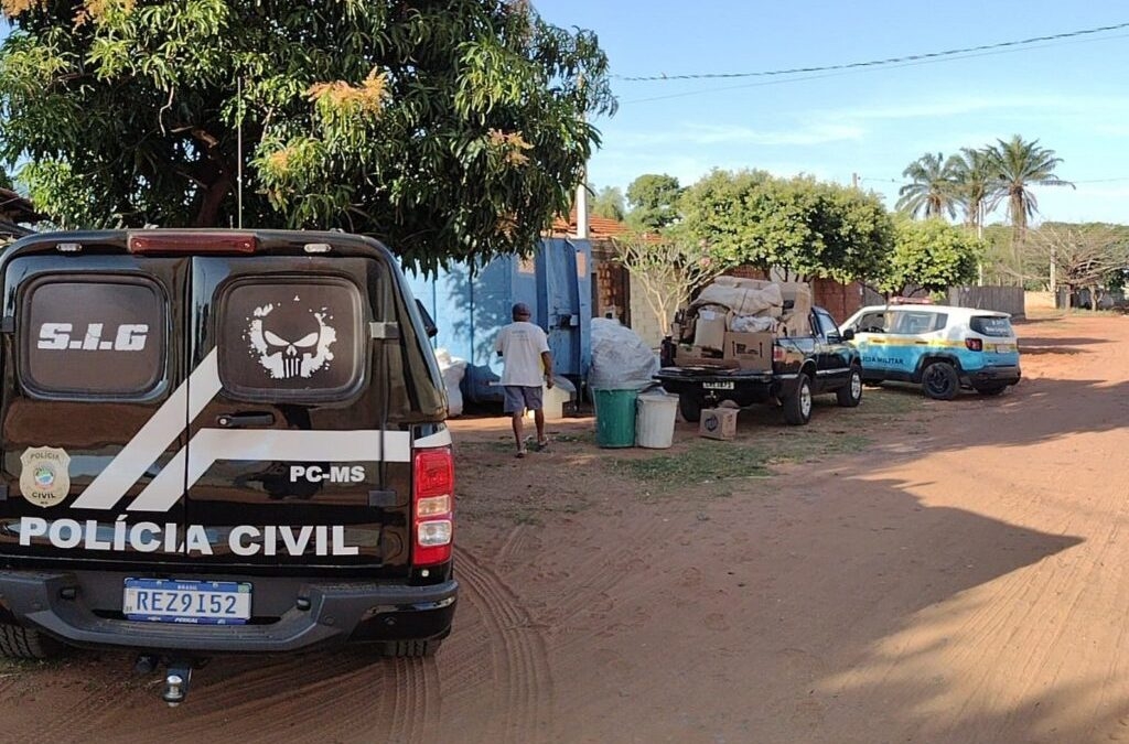 Em ação conjunta, Polícias Civil e Militar deflagram segunda fase da “operação mão de ferro”, em Três Lagoas