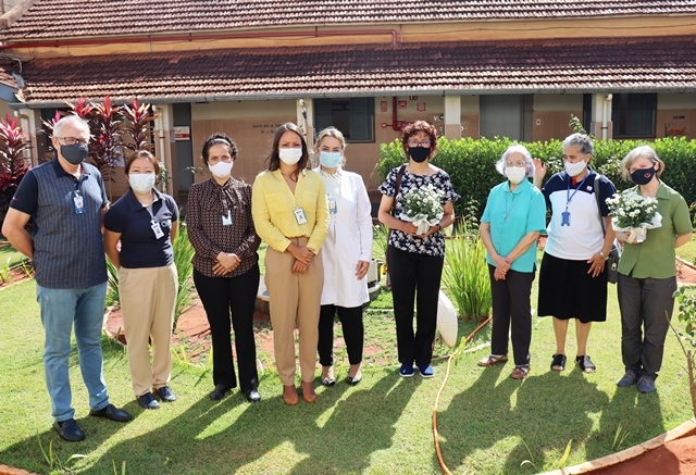 Hospital Auxiliadora de Três Lagoas recebe visita das Irmãs Ivone e Cleonice